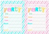 Birthday Invitation Printables Bnute Productions June 2013