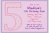 Birthday Invitation Quotes for 5th Birthday Birthday Invitation Templates 5th Birthday Invitation