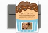 Birthday Invitation Wording for 5 Year Old Boy 3 Year Old Cupcakes Personalized Birthday Invitation 5×7