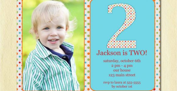 Birthday Invitation Wording for 5 Year Old Boy Get Free Template 2 Year Old Birthday Party Invitation