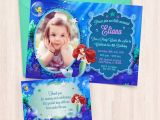 Birthday Invitations to Print at Home Printable Ariel Birthday Invitations Free Thank You Cards