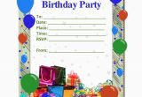 Birthday Party Invitation Templates Free Free Birthday Party Invitation Templates Party