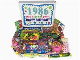 Birthday Present for 80 Year Old Male 1986 31st Birthday Gift Box Of Retro Nostalgic Candy