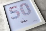 Birthday Presents for Him 50th 50th Birthday Ideas Gift Frame Personalised Present In