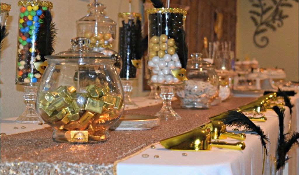 Black and Gold 50th Birthday Party Decorations 50th Birthday Masquerade