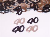 Black and Silver 40th Birthday Decorations 40th Birthday Decorations Black and Silver Criolla