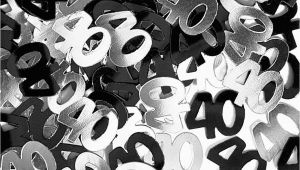 Black and Silver 40th Birthday Decorations Black and Silver 40th Birthday Decorations Criolla