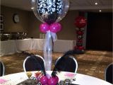 Black and Silver 40th Birthday Decorations Purple and Silver Party Decorations Centre Pieces with