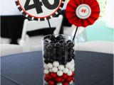 Black and Silver 40th Birthday Decorations Table Centrepiece Ideas the Party People Online Magazine