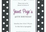 Black and White Polka Dot Birthday Invitations Black and White Polka Dot Invitations