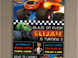 Blaze and the Monster Machines Birthday Invitations Templates Blaze and the Monster Machines Invitation You Print