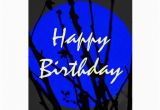 Blue Moon Cards Birthday Blue Happy Birthday Cards Zazzle