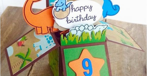 Box Of Kids Birthday Cards Boy Birthday Card Kid Birthday Card Child Dinosaur