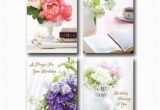 Boxed Birthday Cards with Scripture Christian Boxed Birthday Cards Lustrous Bibles Bouquets