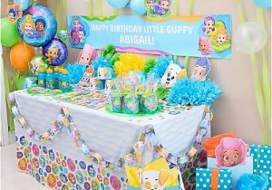 Bubble Guppies Birthday Decoration Ideas Bubble Guppies Favor Table Idea Party City