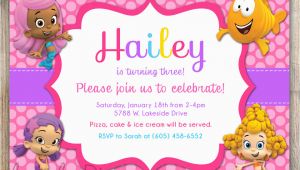 Bubble Guppies Birthday Invitations Template Free Printable Bubble Guppies Birthday Invitations