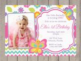 Butterfly First Birthday Invitations butterflies Birthday Invitation Spring First Birthday
