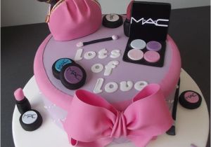Cake for 16th Birthday Girl Mac Make Up 16th Birthday Cake Girls Birthday Cakes