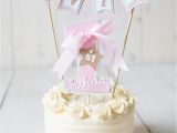 Cake toppers 1st Birthday Girl Girl First Birthday Cake topper 1st Birthday Party