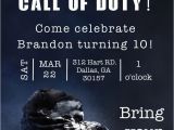 Call Of Duty Birthday Invitation Cards the Invitation Was Created for A Call Of Duty Birthday