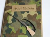 Camouflage Birthday Cards Hunting Birthday Card Camouflage