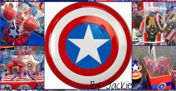 Captain America Birthday Decorations Captain America Birthday Party Ideas Photo 7 Of 7