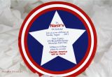 Captain America Birthday Party Invitations Captain America Birthday Invitation