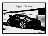 Car themed Birthday Cards 370z Car themed Birthday Card Zazzle