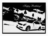 Car themed Birthday Cards G35 Sedan Car themed Birthday Card Zazzle
