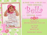 Cards Invitations for Birthdays 1st Birthday Invitations Girl Free Template Baby Girl 39 S