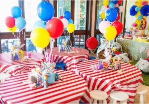 Carnival Decorations for Birthday Party Kara 39 S Party Ideas Circus Carnival Birthday Party Via