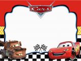 Cars themed Birthday Invitations Cars Invitation Templates Free and Printable