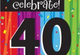 Celebrating 40th Birthday Ideas Celebrate 40th Birthday Luncheon Napkins