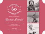Cheap 60th Birthday Invitations Dusty Rose 60th Birthday Surprise Party Invitation Adult