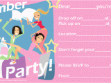 Cheap Birthday Party Invitations Online Slumber Party Invitations Printable Free Minimalist