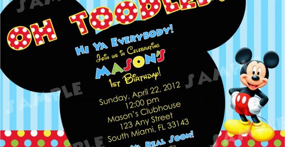 Cheap Mickey Mouse Birthday Invitations Birthday Invitation Mickey Mouse Birthday Invitations