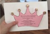 Cheap Princess Birthday Invitations Fun and Cheap Diy Invitation for A Princess Birthday Baby