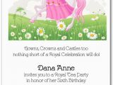 Cheap Princess Birthday Invitations Pink Mane Horse Princess Invitations