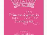Cheap Princess Birthday Invitations Princess Birthday Invitation Pink Crown Princess Invitation