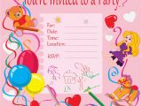 Children S Birthday Party Invitation Templates 4 Step Make Your Own Birthday Invitations Free Sample