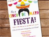 Cinco De Mayo Birthday Invitations Cinco De Mayo Fiesta Invitation Mexican Fiesta Invitation