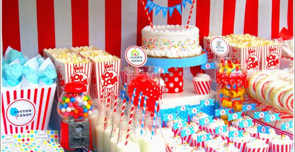 Circus themed Birthday Decorations Circus Party Ideas