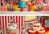 Circus themed Birthday Decorations Kara 39 S Party Ideas Circus Carnival Boy Girl 5th Birthday