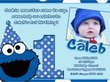 Cookie Monster Birthday Invites Cookie Monster Birthday Invitations Diy Digital Printable