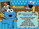 Cookie Monster Birthday Invites Cookie Monster Birthday Invitations Ideas Bagvania Free