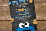 Cookie Monster Birthday Invites Cookie Monster Birthday Invite Cookie Monster Invitation