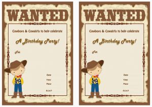Cowboys Invitations Birthday Party Cowboy Birthday Invitations Birthday Printable