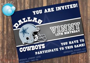 Cowboys Invitations Birthday Party Dallas Cowboys Birthday Party Invitations Oxsvitation Com