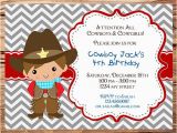 Cowboys Invitations Birthday Party Items Similar to Cowboy Birthday Party Invitation Cowgirl
