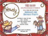 Cowgirl Birthday Invitation Wording Cowboy Invitation Template orderecigsjuice Info